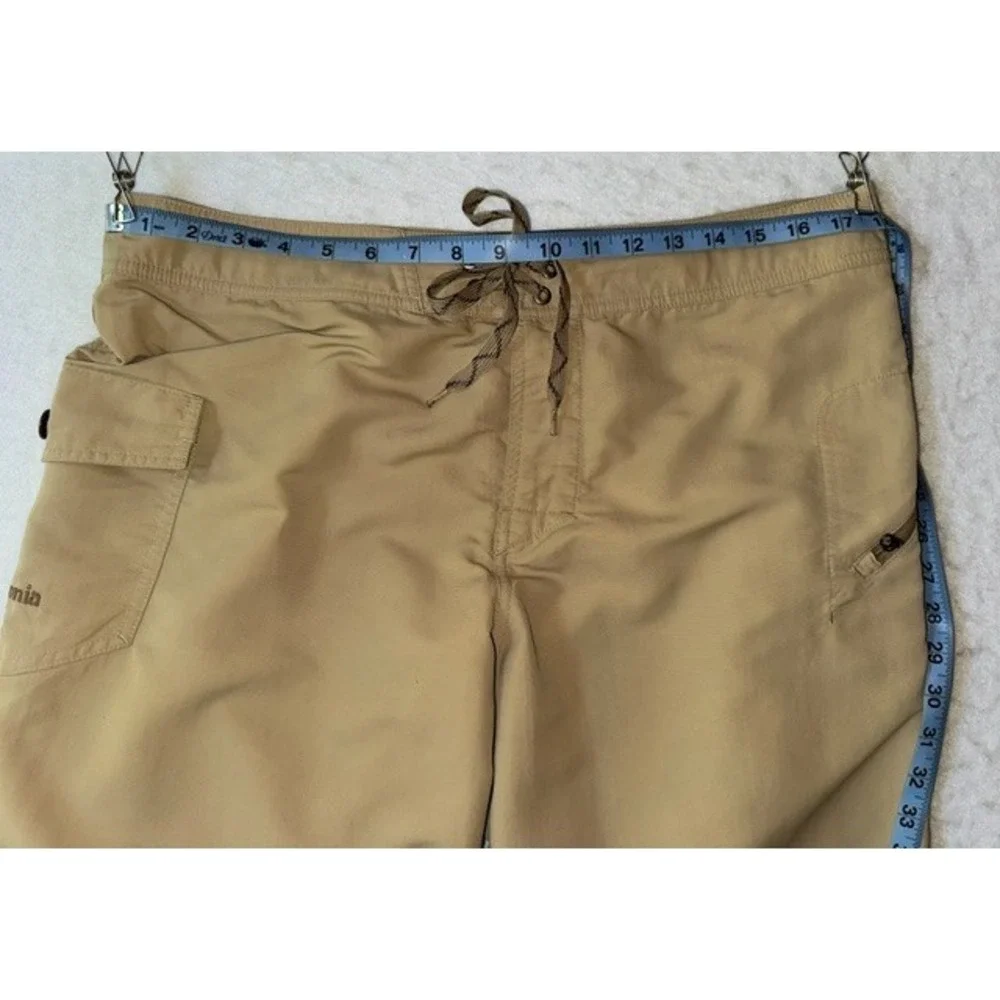 Patagonia Hiking Outdoors Trekking Trek Pants Mens 36 x 32 Nylon Drawstring